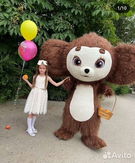 Белый мишка/ростовая кукла