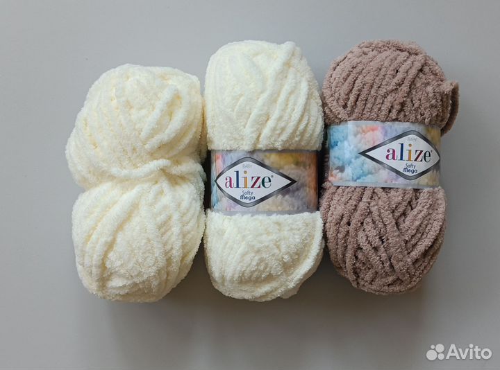 Пряжа Aлизе софти мега