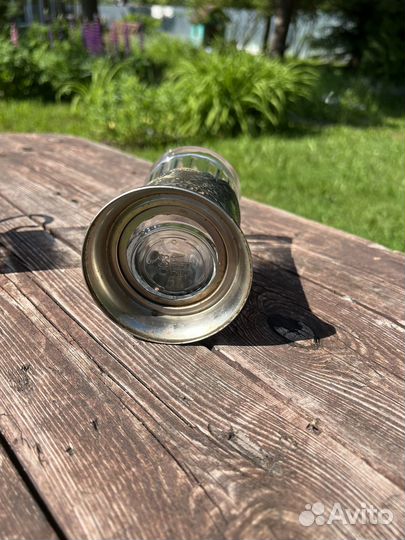 Подстаканник и стакан СССР