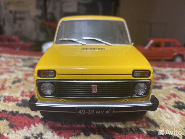 Масштабная модель ваз Нива 2121 в масштабе 1:24