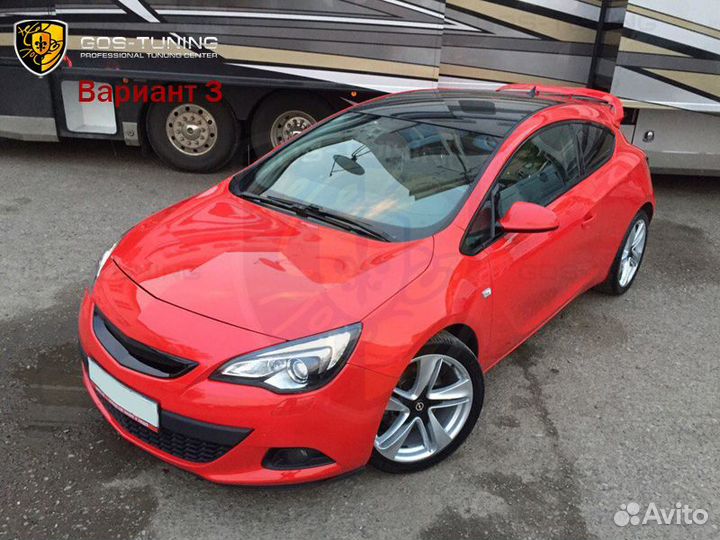 Тюнинг решетка радиатора на Opel Astra J GTC