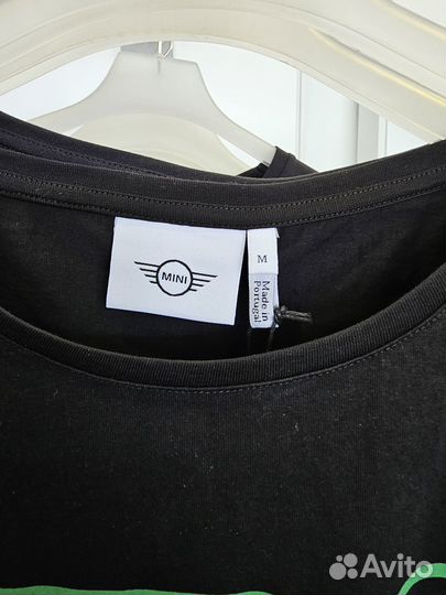 Женская футболка mini wing logo черная