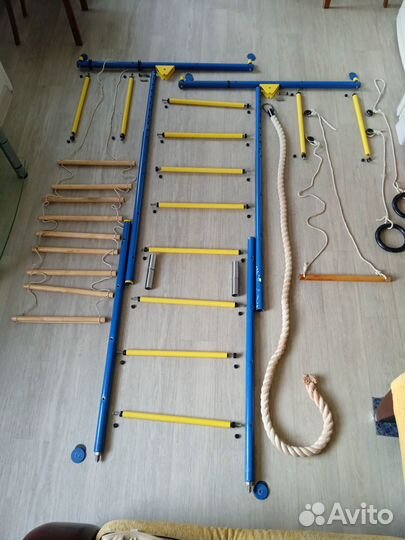 Детский спортивный комплекс пол-потолок