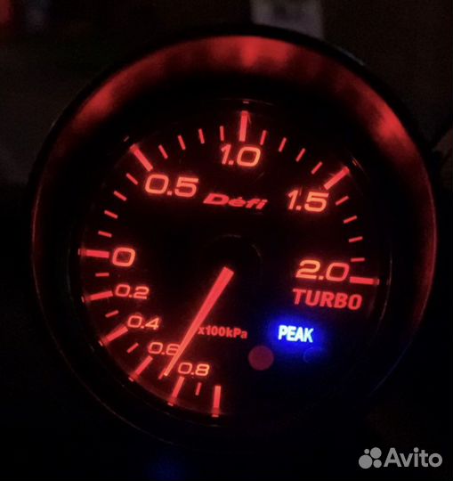 Датчик давления турбины (буста) Defi BF Red 60mm