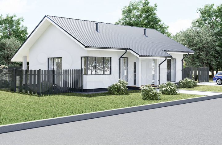 Дом 100 м² на участке 7 сот.