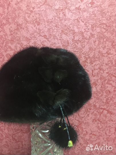 Шапка норковая женская бу