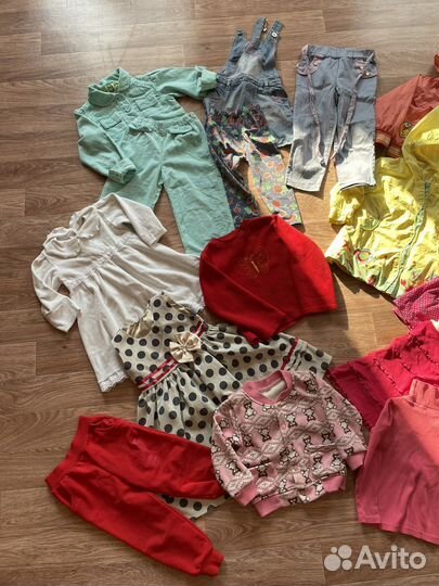 Пакет одежды на девочку 80