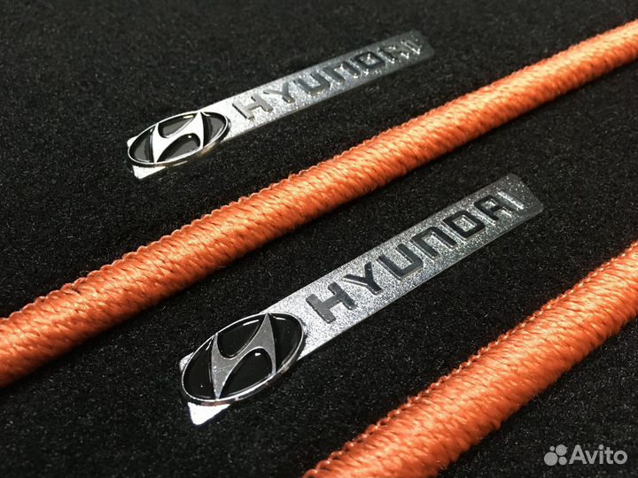 Автоковрики ворсовые Hyundai Solaris Пермиум качес