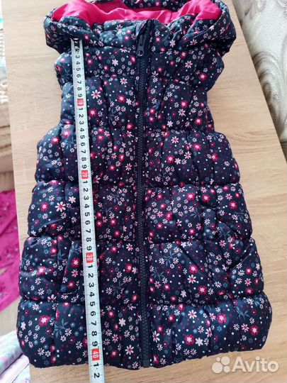 Жилетка тёплая для девочки