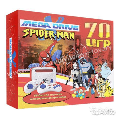 Игровая приставка Sega Mega Drive Spider Man