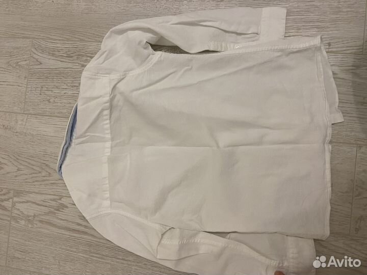 Рубашка для мальчика белая Zara 128 см