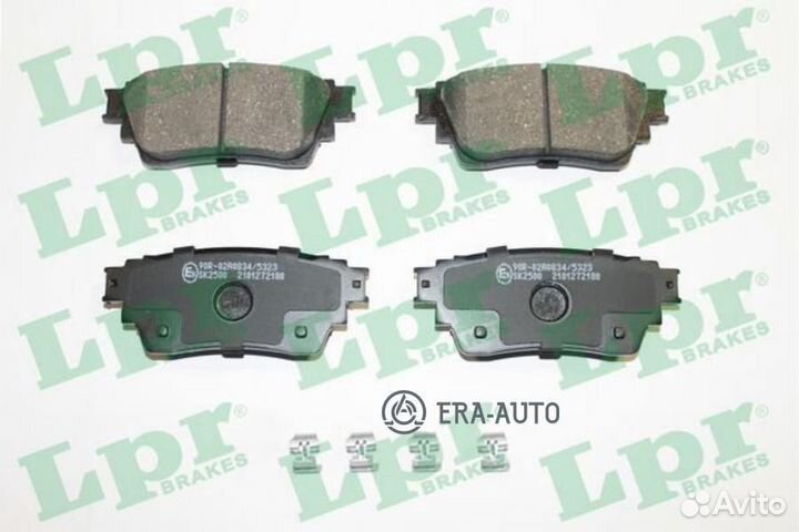 LPR 05P2180 Колодки торм.диск
