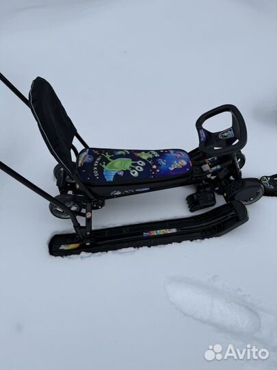 Снегокат с колесами Nika Kids