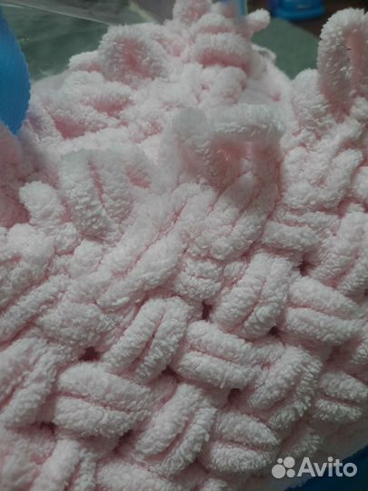 Плед детский вязаный