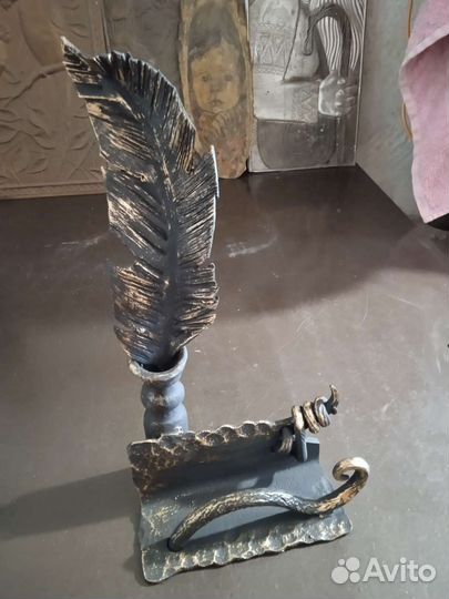 Кованая визитница