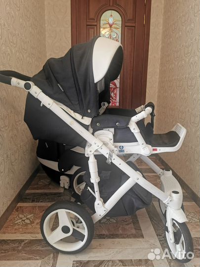 Коляска Adamex Monte carbon (2 в 1)