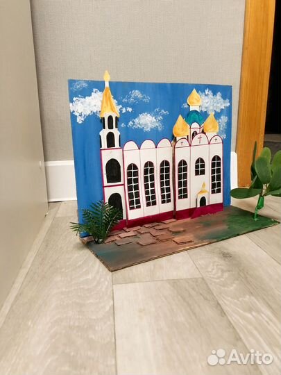 Поделка храм Трех Святителей