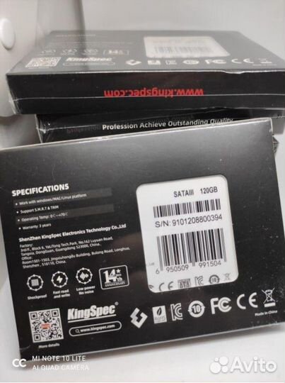Новые SSD Диски 120/256/512 Гб KingSpec. Опт