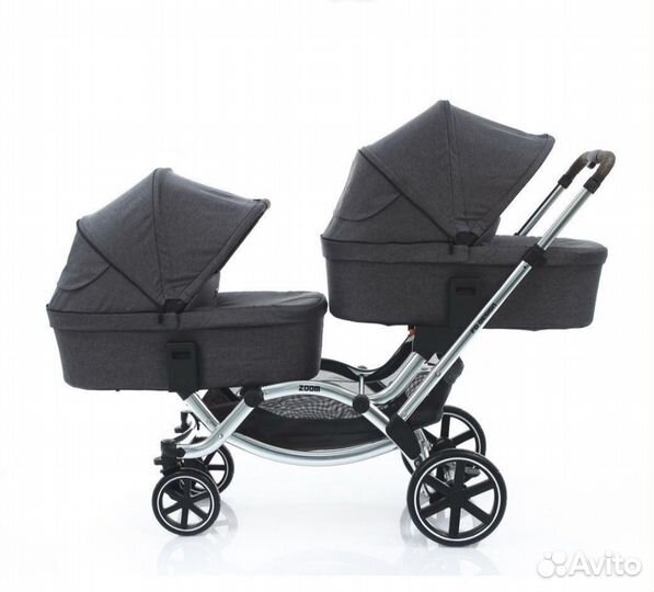 Коляска 2 в 1 для двойни или погодок Design Zoom