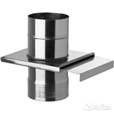 Шибер-задвижка (430/0,8мм) d120 Феррум