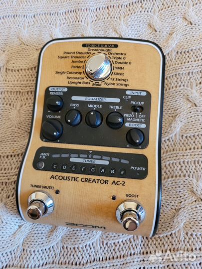 Процессор для акустической гитары zoom AC-2