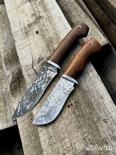 Удобный охотничий нож из американской стали D2