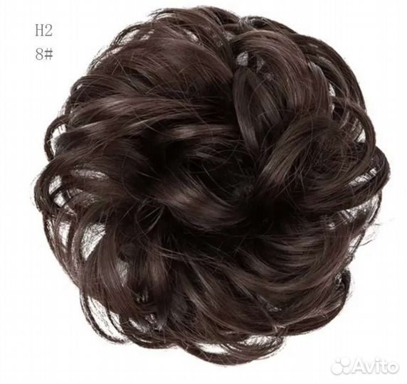 Накладные волосы шиньон парик