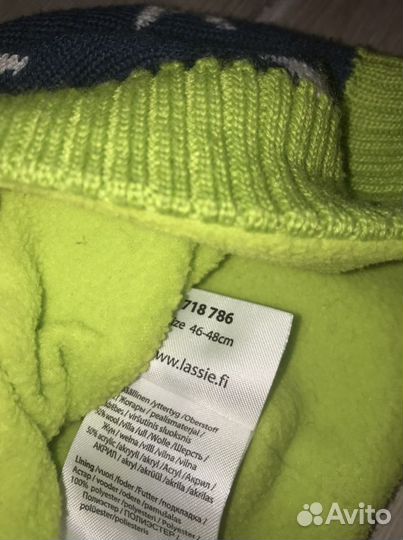 Шапка для мальчика 46-48 lassie