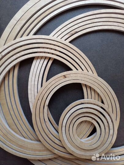 Кольца из фанеры больших размеров
