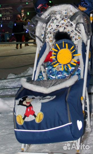 Санки-коляска Nika