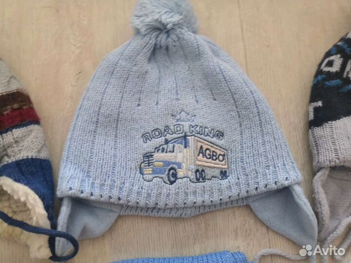 Комплект шапка и шарф для мальчика