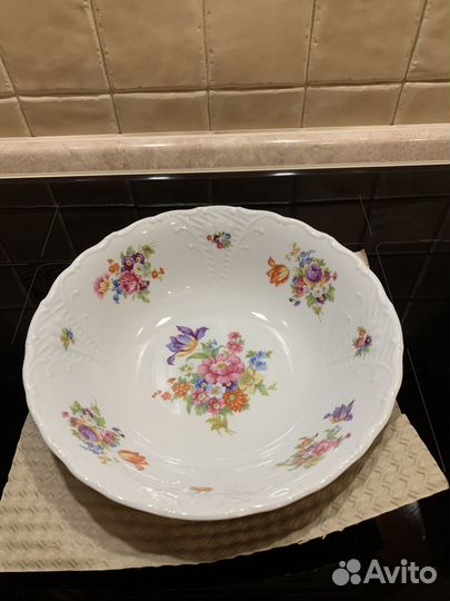 Салатник + салфетница Чехия