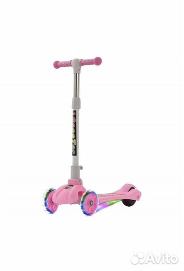 Самокат розовый новый