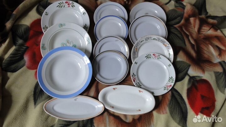 Стопки и тарелки СССР