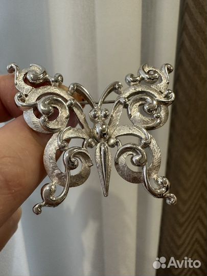 Винтажная брошь Бабочка Trifari