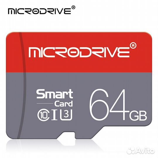 Карты памяти Microdrive 64 gb скорость U3