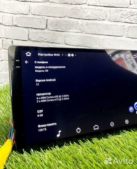 Лучшая Магнитола 8ядер android 8/128 +4G Sim Boss