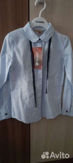 Школьная блузка 128