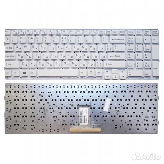 Клавиатура ноут. Sony VPC-EB Белая. Отп. в регионы
