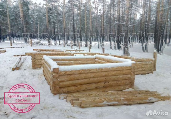 Срубы бань 3х4, 3х5, 3х6 привезём, соберём