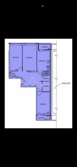 3-к. квартира, 88,8 м², 4/27 эт.