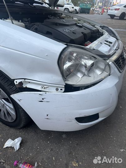 Бампер передний priora