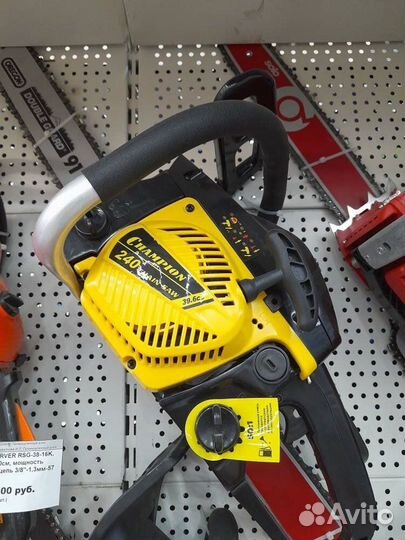 Бензопила champion 240, 2,3л.с., шина 16