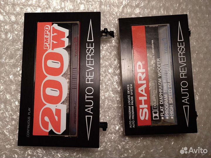 Sharp 939 Z тюнер, унч, часы, кассетоприёмники