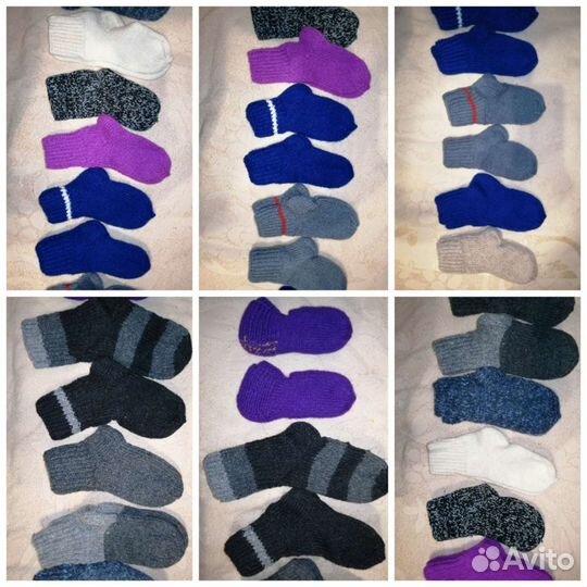 Носки следки вязанные