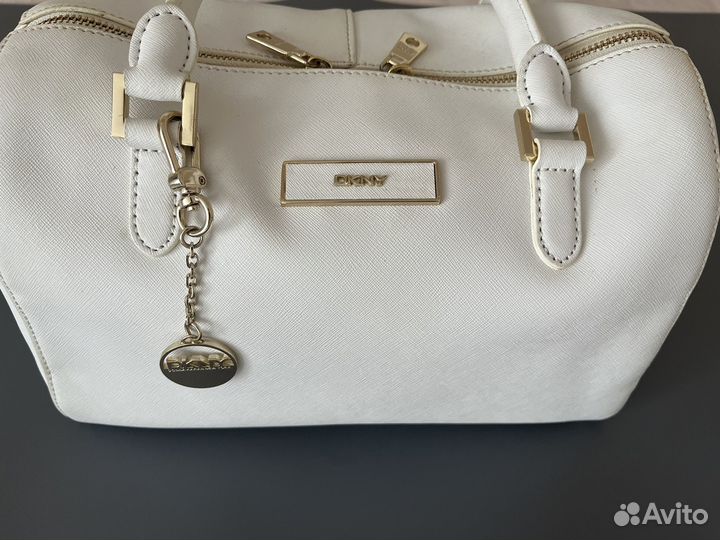 Сумка натуральная кожа dkny