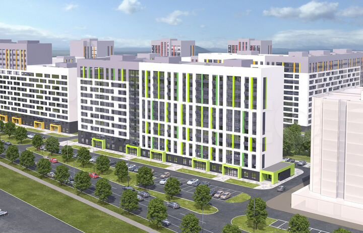 2-к. квартира, 43,8 м², 12/12 эт.