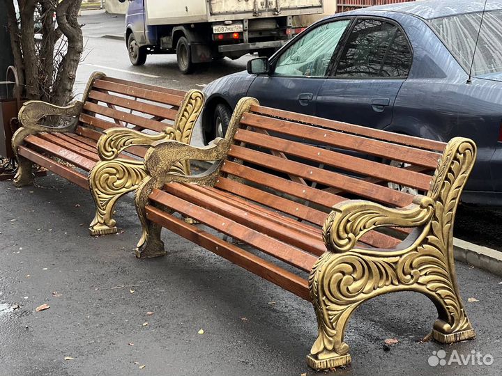 Скамейка уличная садовая парковая