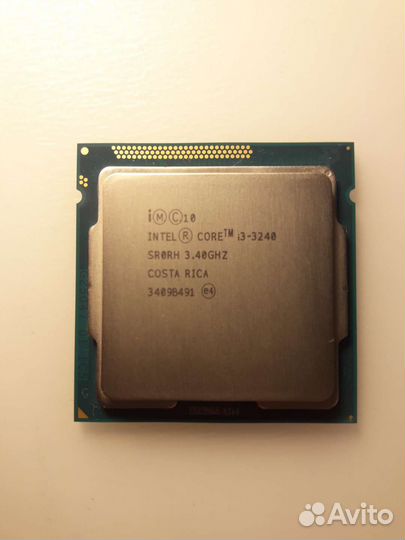 Процессор intel core i3 3240 3.40 mhz