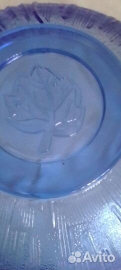 Фруктовница из цветного стекла